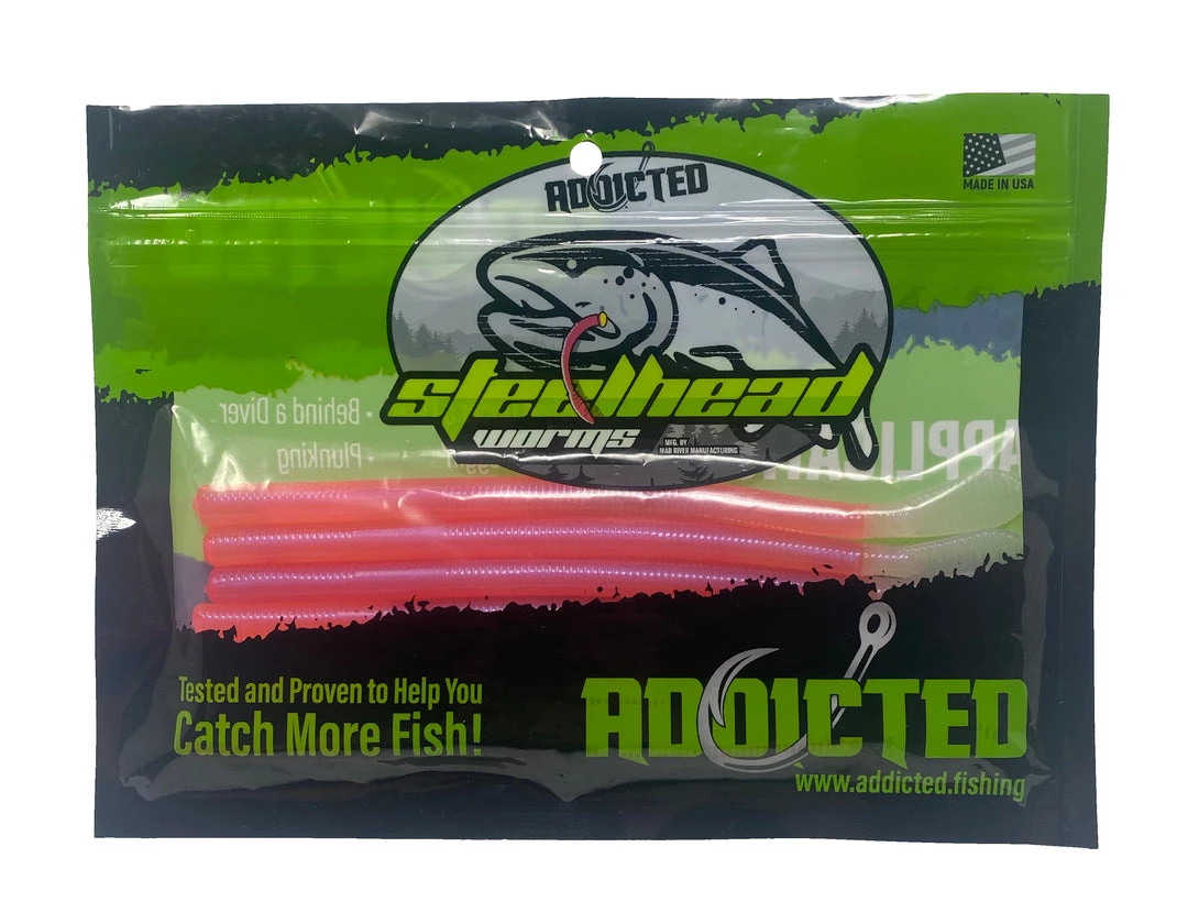 ADX Steelhead Worms & Eggs Translucent Fever Steelhead Worms (Limited Edition) 3 ADX Steelhead Worms & Eggs Translucent Fever Steelhead Worms (Limited Edition)