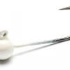 ADX Trout & Panfish Worms Addicted Micro Worm Jig Head (White)