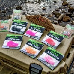 ADX Ghost Pink Addicted Micro Worm Trout & Panfish Worms
