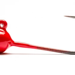 ADX Trout & Panfish Worms Addicted Micro Worm Jig Head (Red)