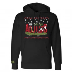 ADX Bargain Deal Pond Fish On RUDOLPH Ugly Christmas Hoodie *NEW*