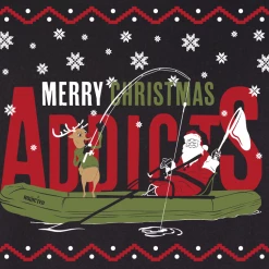 ADX Bargain Deal Pond Fish On RUDOLPH Ugly Christmas Crew Neck *NEW*