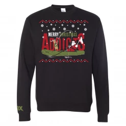 ADX Bargain Deal Pond Fish On RUDOLPH Ugly Christmas Crew Neck *NEW*
