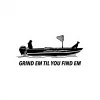 ADX Grind Em Til You Find Em Vinyl Decal WHITE