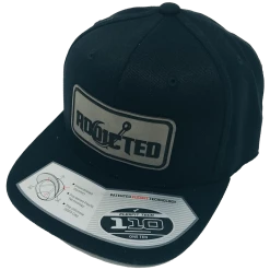 ADX Black Addicted Patch Flatbill Fishing Hats & Beanies
