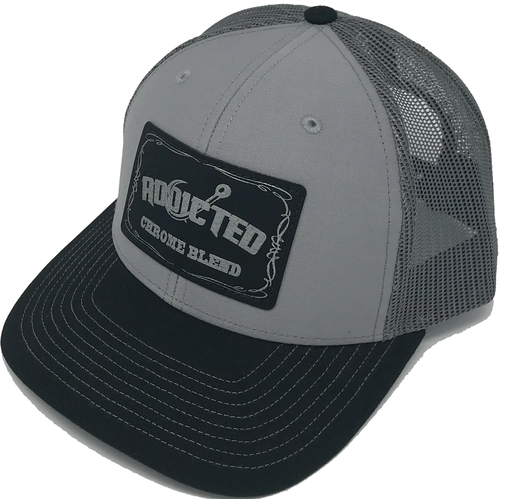 Addicted Fishing Addicted Chrome Blend Trucker 4 Addicted Fishing Addicted Chrome Blend Trucker