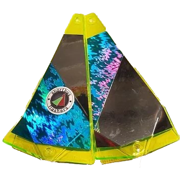 Addicted Fishing Salmon Flashers & Spinners Twisted Addiction Blue Aurora Flasher 3 Addicted Fishing Salmon Flashers & Spinners Twisted Addiction Blue Aurora Flasher