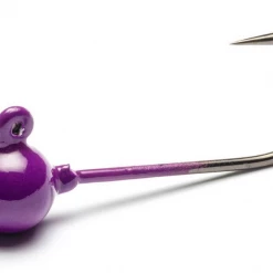 ADX Trout & Panfish Worms Addicted Micro Worm Jig Head (Purple)
