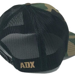 Addicted Fishing Addicted Camo Patch Trucker Fishing Hats & Beanies
