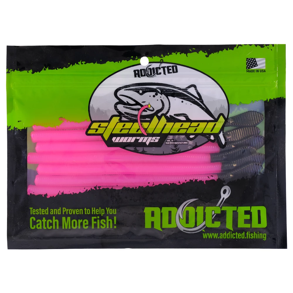 Addicted Fishing The "Copycat" Steelhead Worms 3 Addicted Fishing The "Copycat" Steelhead Worms