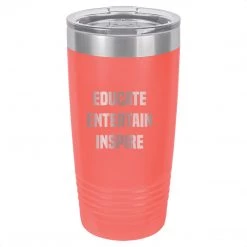 ADX Addicted 20oz Coral Stainless Tumbler Fishing Nets, Bonkers, & Extras