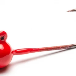 ADX Trout & Panfish Worms Addicted Micro Worm Jig Head (Red)