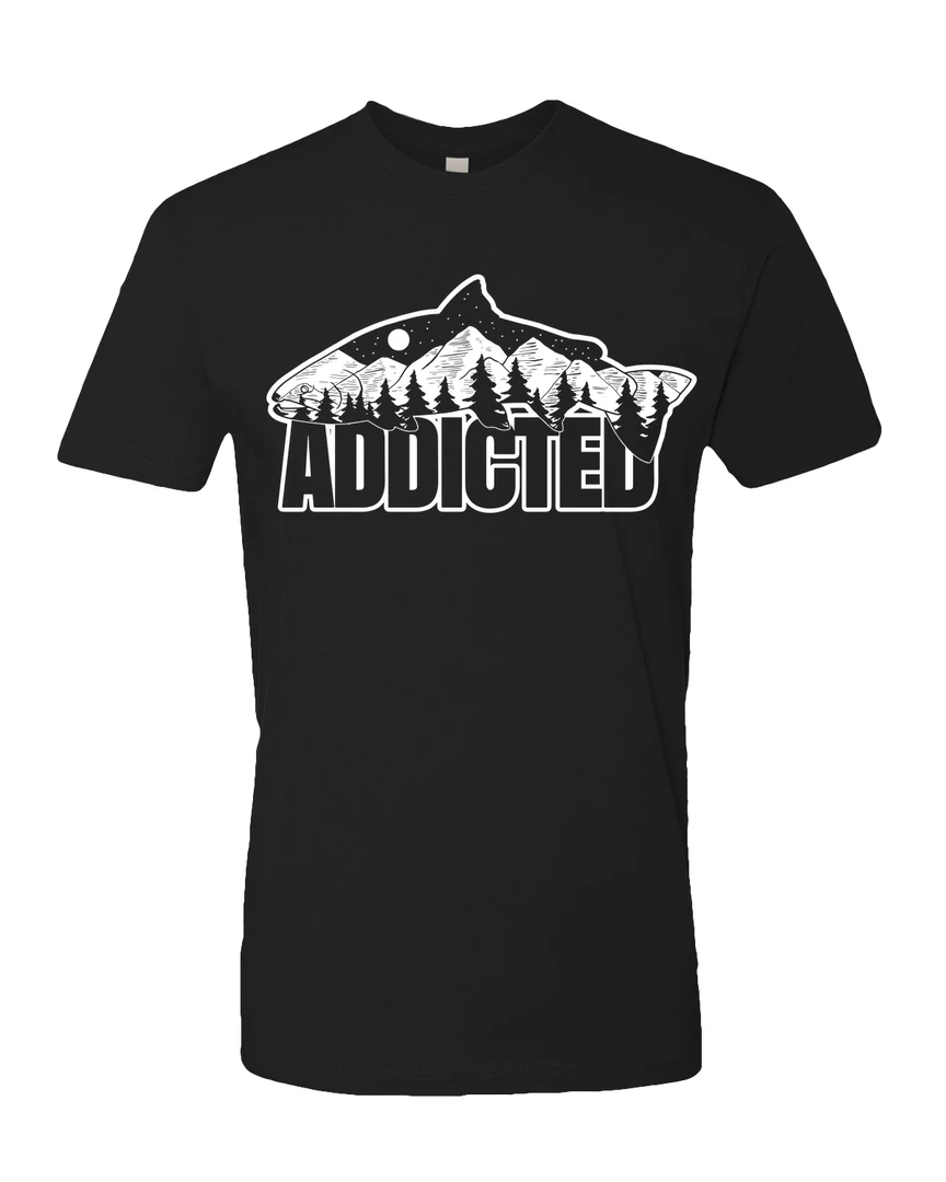 Addicted Fishing Addicted Fish Mountain T-Shirt Hoodies, Tees, & Jackets 3 Addicted Fishing Addicted Fish Mountain T-Shirt Hoodies, Tees, & Jackets
