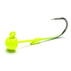 Addicted Fishing Floats, Jigs, & Jig Heads Chartreuse Addicted Worm Jig Head