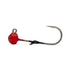 Addicted Fishing Addicted Worm Jig Head FIRE Engine RED