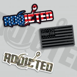 Addicted Fishing "The Freedom" Decal Pack