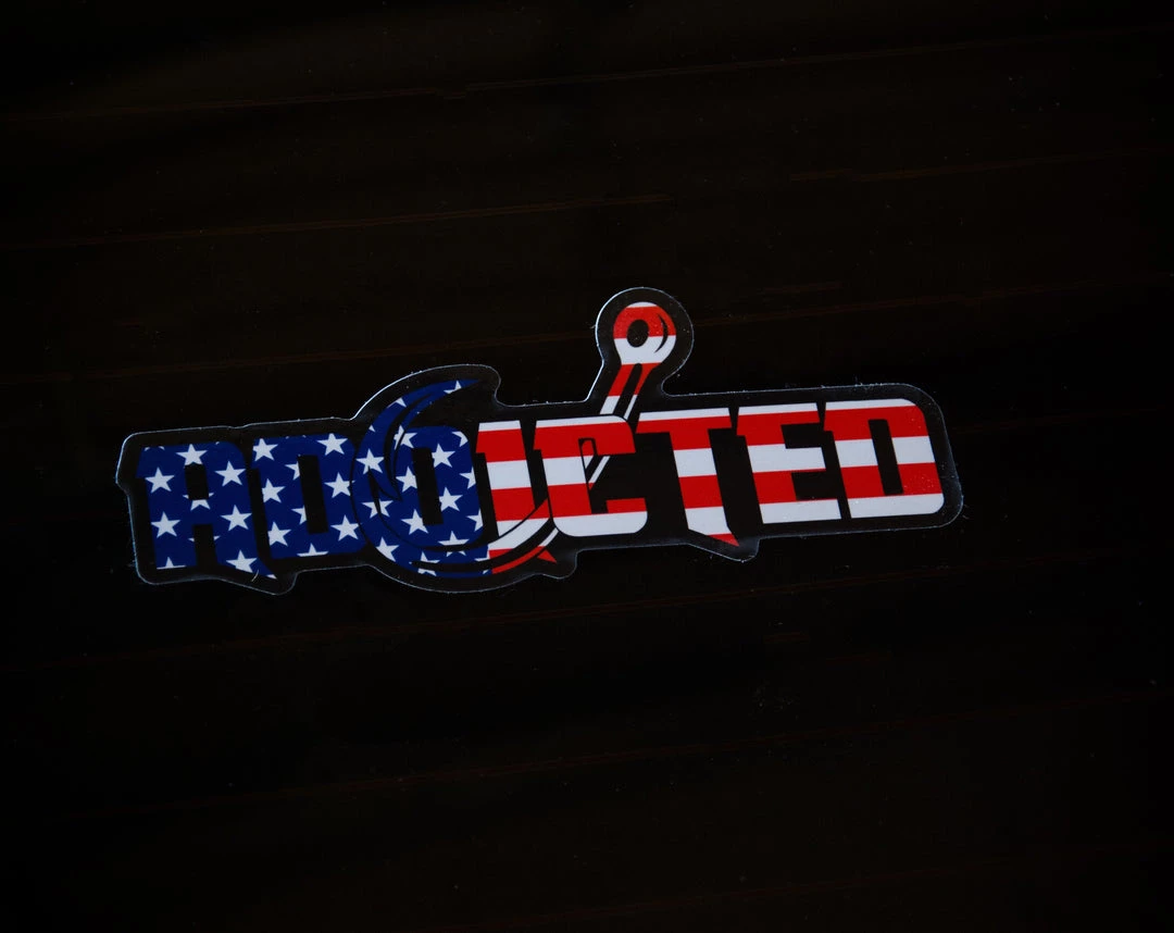 Addicted Fishing "The Freedom" Decal Pack 4 Addicted Fishing "The Freedom" Decal Pack
