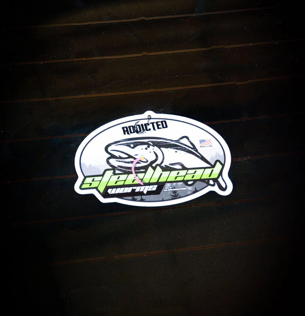 Addicted Fishing Addicted Chrome Ghost Decal Pack 6 Addicted Fishing Addicted Chrome Ghost Decal Pack