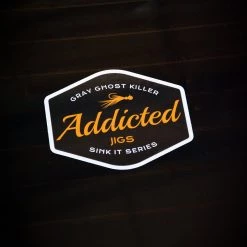 Addicted Fishing Addicted Chrome Ghost Decal Pack
