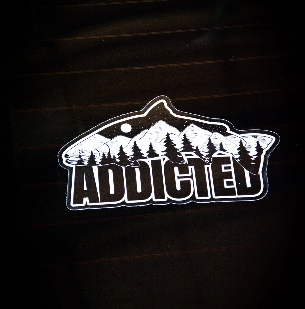 Addicted Fishing Addicted Life Sticker Decal Pack 6 Addicted Fishing Addicted Life Sticker Decal Pack