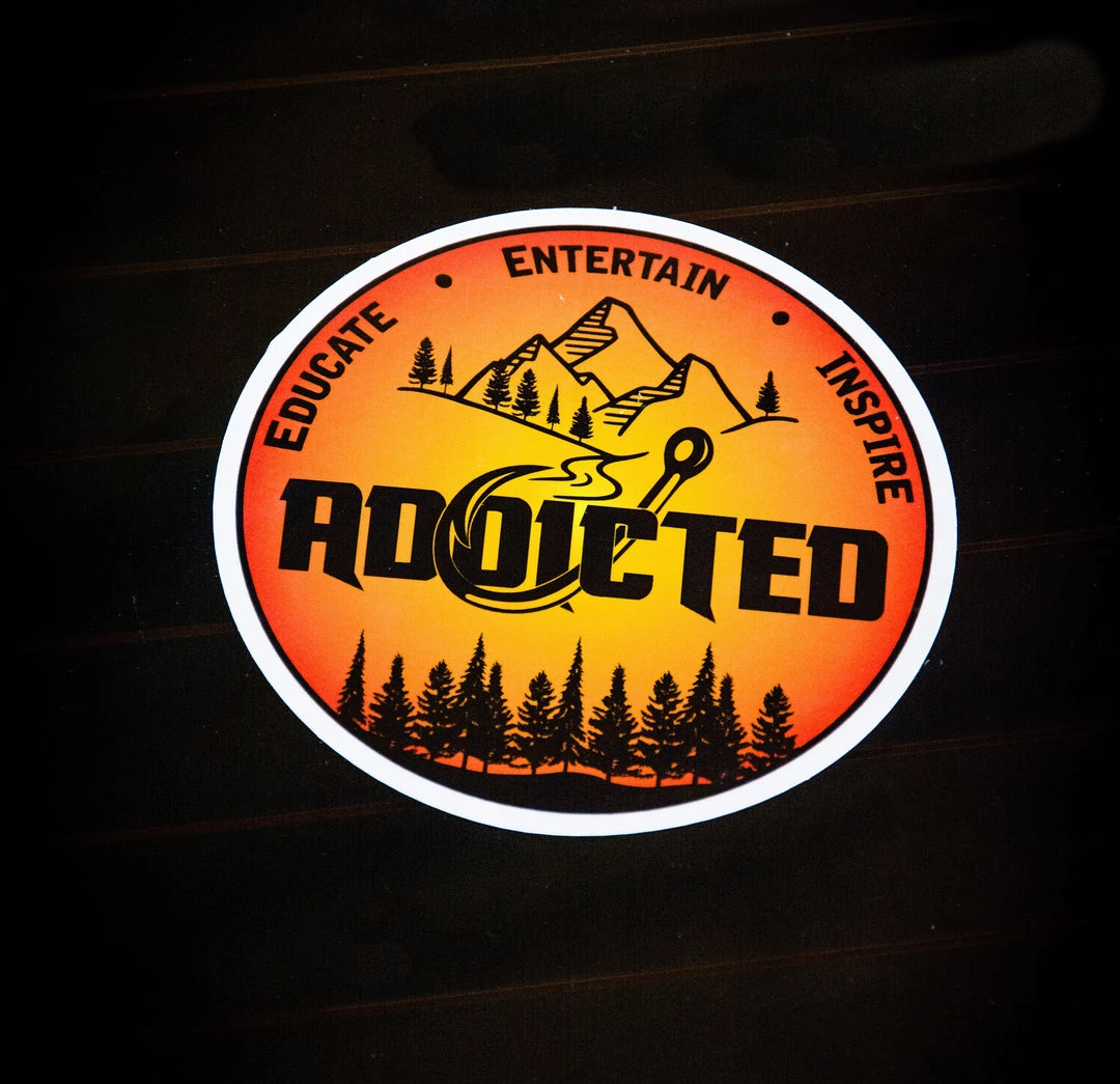 Addicted Fishing Addicted Life Sticker Decal Pack 5 Addicted Fishing Addicted Life Sticker Decal Pack