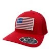 Addicted Fishing Red Freedom Trucker