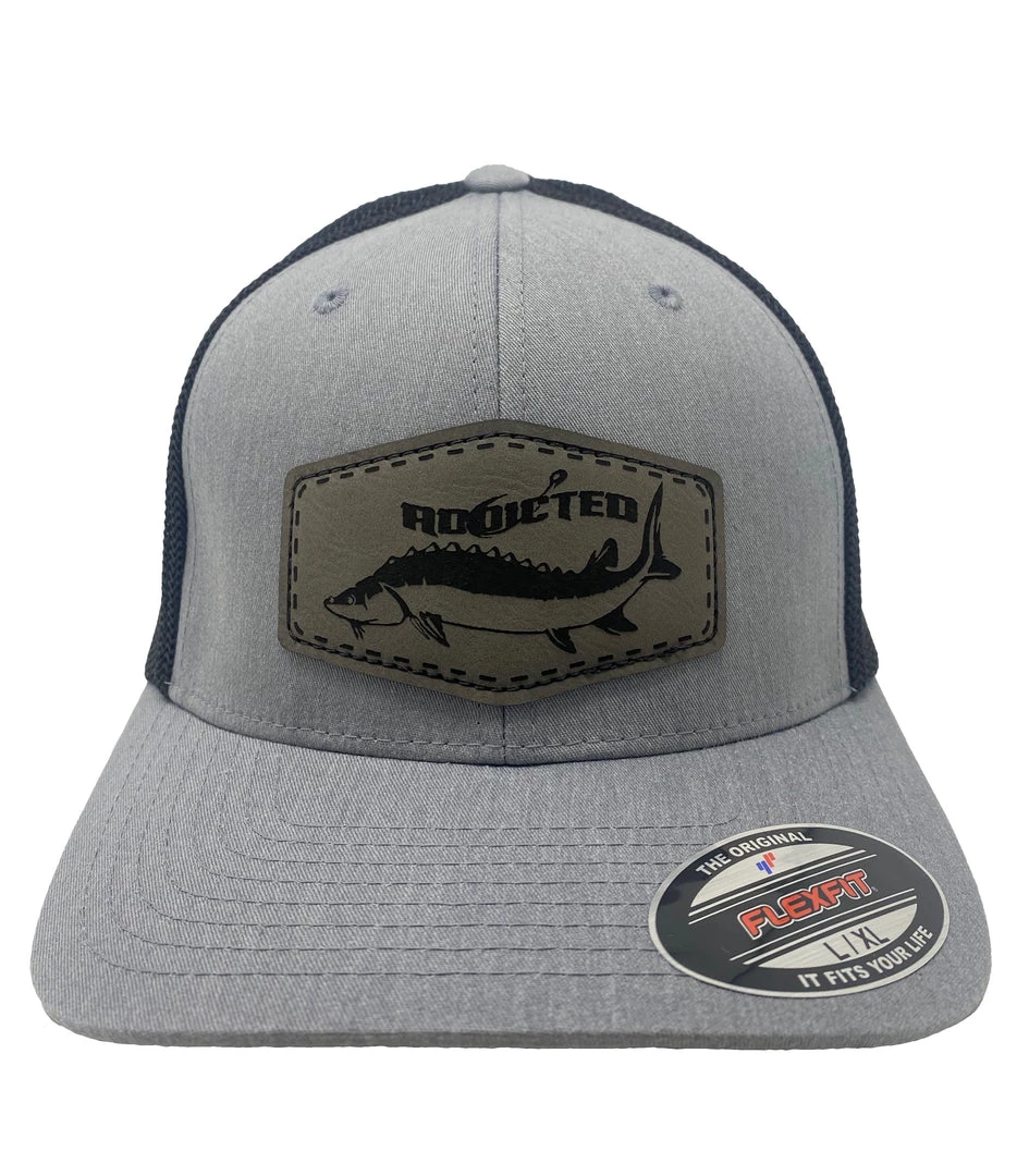 Addicted Fishing Addicted To Sturgeon Flexfit 4 Addicted Fishing Addicted To Sturgeon Flexfit