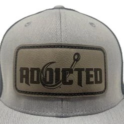 Addicted Fishing Fishing Hats & Beanies Gray River Flexfit