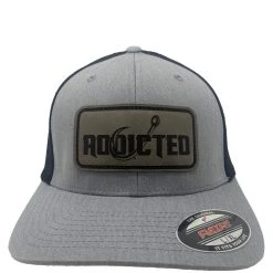 Addicted Fishing Fishing Hats & Beanies Gray River Flexfit