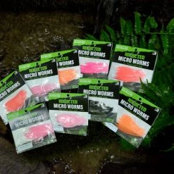 ADX Peach Addicted Micro Worm Trout & Panfish Worms