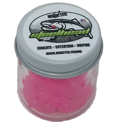 Addicted Fishing Nail Polish Pink Trout & Steelhead Rubber Eggs Steelhead Worms & Eggs