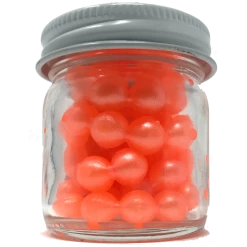 Addicted Fishing Peachy Pearl Trout & Steelhead Rubber Eggs Steelhead Worms & Eggs