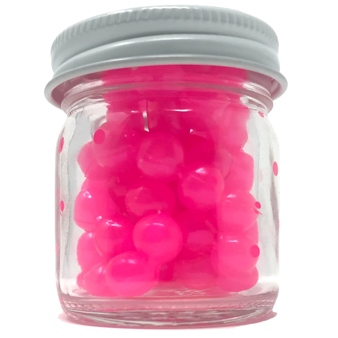 Addicted Fishing Pink Haze Trout & Steelhead Rubber Eggs 4 Addicted Fishing Pink Haze Trout & Steelhead Rubber Eggs
