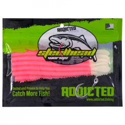 Addicted Fishing Steelhead Worms & Eggs Red Fever Steelhead Worms