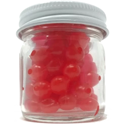 Addicted Fishing Steelhead Worms & Eggs Red Roe Trout & Steelhead Rubber Eggs