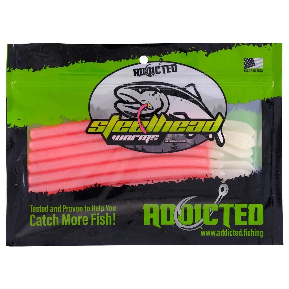 Addicted Fishing The "Redemption" Steelhead Worms Steelhead Worms & Eggs 3 Addicted Fishing The "Redemption" Steelhead Worms Steelhead Worms & Eggs
