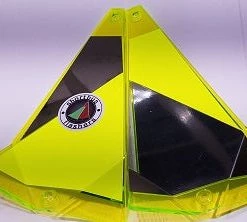 Addicted Fishing Twisted Addiction Yellow Flasher Salmon Flashers & Spinners