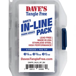 ADX Fishing Hooks & Weights Daves Tangle In-Line Pack