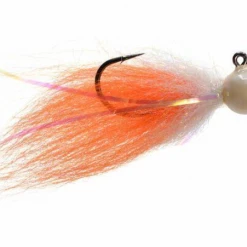 ADX Pearl/White/Orange Tailout Twitcher Jig
