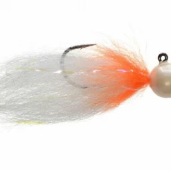 ADX Pearl/Orange/White Tailout Twitcher Jig Salmon Jigs & Hoochies