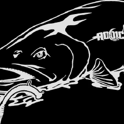 ADX Steelhead Worm Decal White