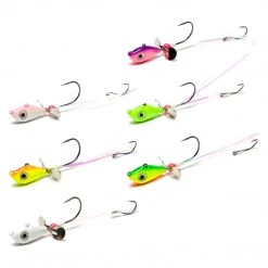 ADX Walleye Death Spinner Jigs Orange/Chartreuse Walleye Death Spinner