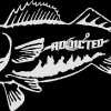 Addicted Fishing Walleye Decal White Fishing Decals & Stickers