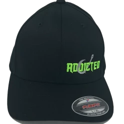 Addicted Fishing Fishing Hats & Beanies Addicted Black/ Green Flexfit