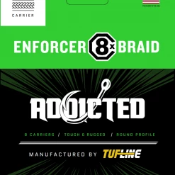 ADX Addicted Braided Line Enforcer Hi-Vis Orange 150 Yd Spool