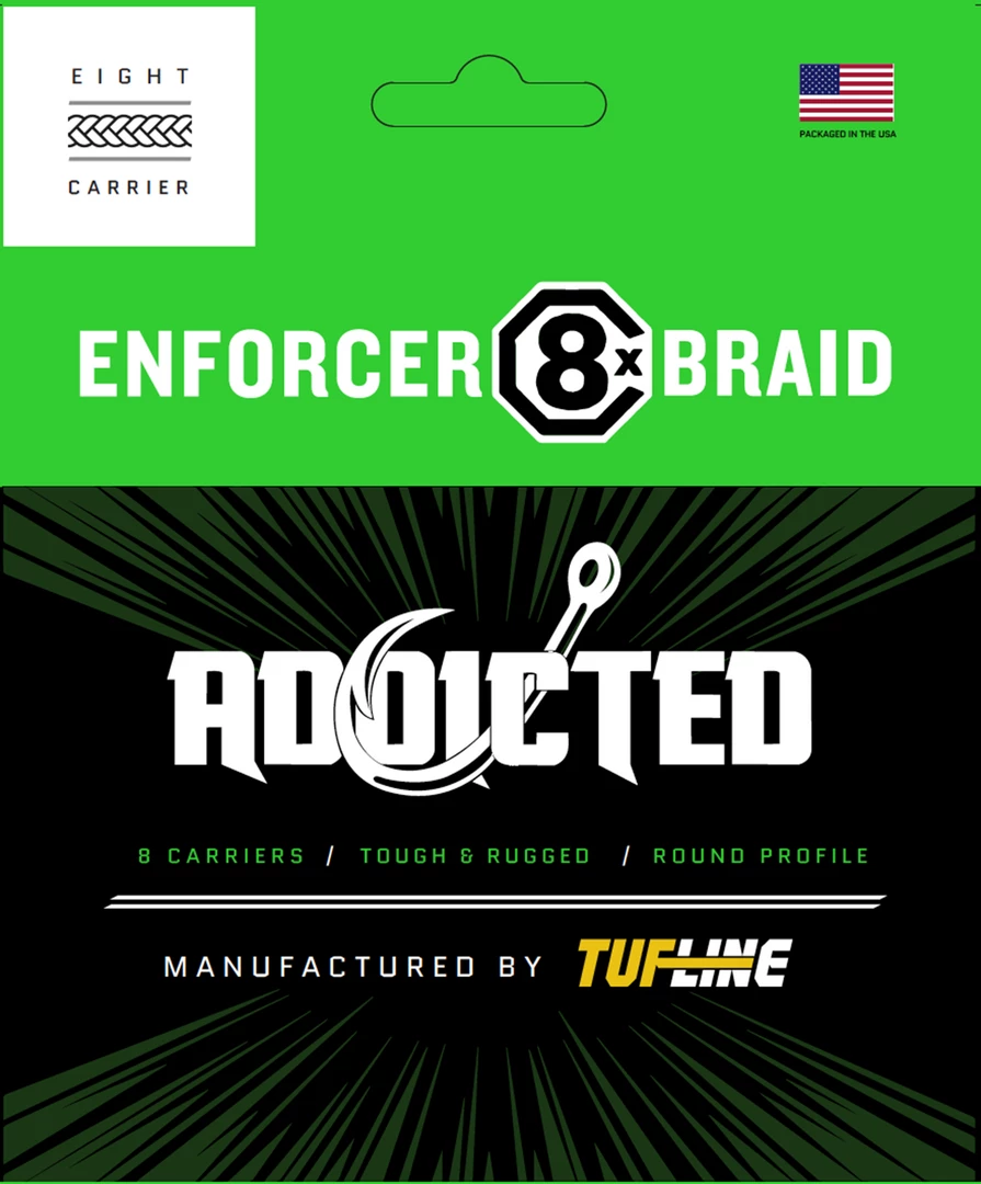 ADX Addicted Braided Line Enforcer Hi-Vis Orange 150 Yd Spool 4 ADX Addicted Braided Line Enforcer Hi-Vis Orange 150 Yd Spool