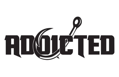 Addicted Fishing LARGE Addicted Decal (CUSTOM COLOR) 5 Addicted Fishing LARGE Addicted Decal (CUSTOM COLOR)