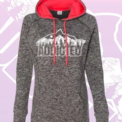 Addicted Fishing Hoodies, Tees, & Jackets Adx Cosmic Ladies Fish Mountain Hoodie