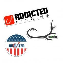 ADX Addicted Outdoors Sticker Pack Fishing Decals & Stickers